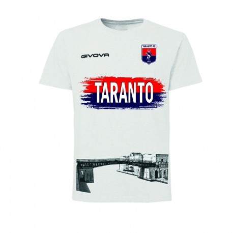 T-SHIRT BIANCA PONTE GIREVOLE 2019/2020 TARANTO FC